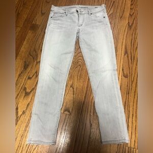 Citizens of Humanity grey Avedon ankle skinny jeans
